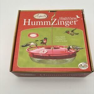Aspects Highview HummZinger Hummingbird Feeder 12 oz Red New Unused Open Box